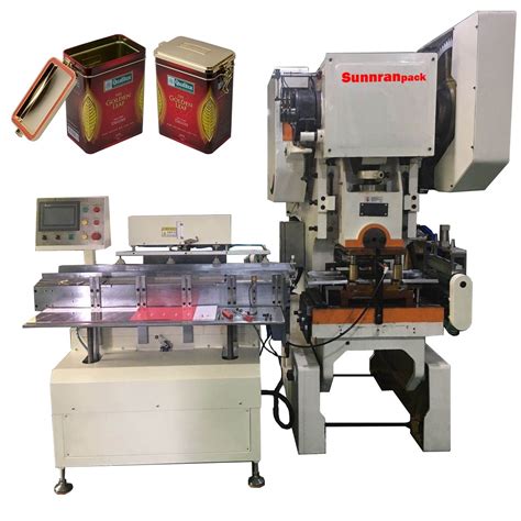 metal tin box making machine|tin can making line.